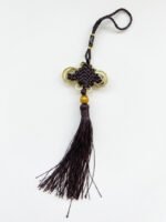Korean Norigae Tassel - Double-Sided Butterfly Charm Black - Image 2
