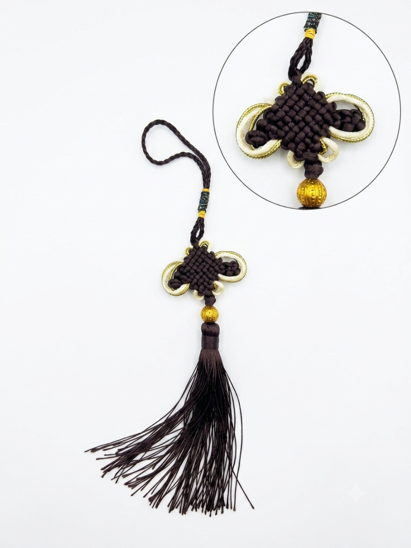 521095_dee7c44e-acf9-4517-95d7-039163c889350.png Korean Norigae Tassel - Double-Sided Butterfly Charm Black - Image 1
