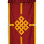 Nepalese / Tibetan Buddhist Auspicious Signs Door Curtain (173cm x 86cm)