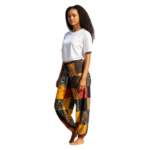 Nepalese Cotton Patchwork Mushroom Trousers Unisex Boho Hippie Festival Joggers - Image 9