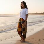 Nepalese Cotton Patchwork Mushroom Trousers Unisex Boho Hippie Festival Joggers - Image 15