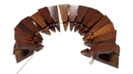 Full Set 16 Vietnamese Dan Tranh Bridges Solid Wood Replacement Parts Vietnam - Image 6