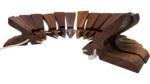 Full Set 16 Vietnamese Dan Tranh Bridges Solid Wood Replacement Parts Vietnam - Image 7