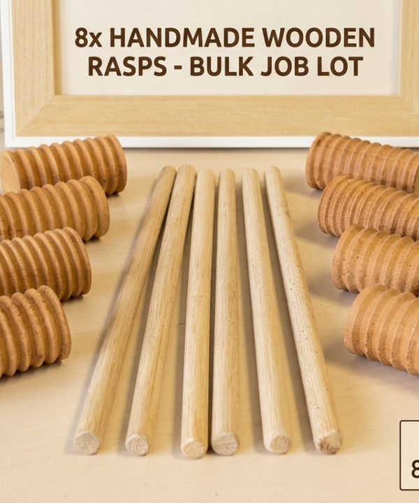 JOB LOT 8 x Fair Trade Vietnamese Wooden RASP Guerro Guiro & Stick Shaker S