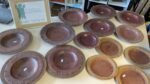 END OF LINE RRP150 Job Lot of 14 Balinese Wooden & Rattan Plates 20-29cm - Image 3