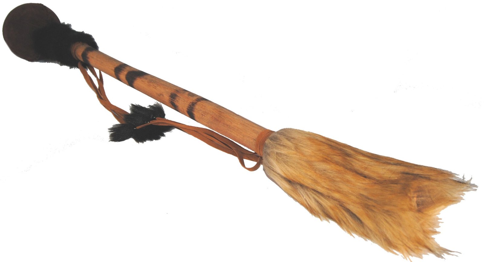 524274_7c460bb1-0546-4d5e-9fa1-a691e310f1050.jpg 55cm Shaman Maraca - Rainforest Coconut Witch doctor Tribal Ritual Shaker Ceremonial Rattle - Image 1