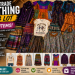 RRP1100 NEW STOCK Job Lot 54 Fair Trade Clothing Items by Terrapin skirts dress